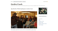 Desktop Screenshot of gardencoach.org